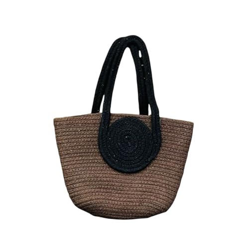 Woven Handbag-Brown