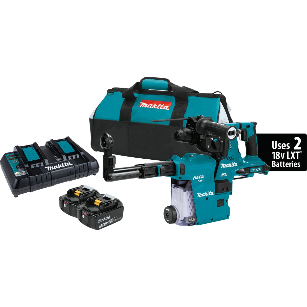 36V (18V X2) LXT Brushless 1-1/8