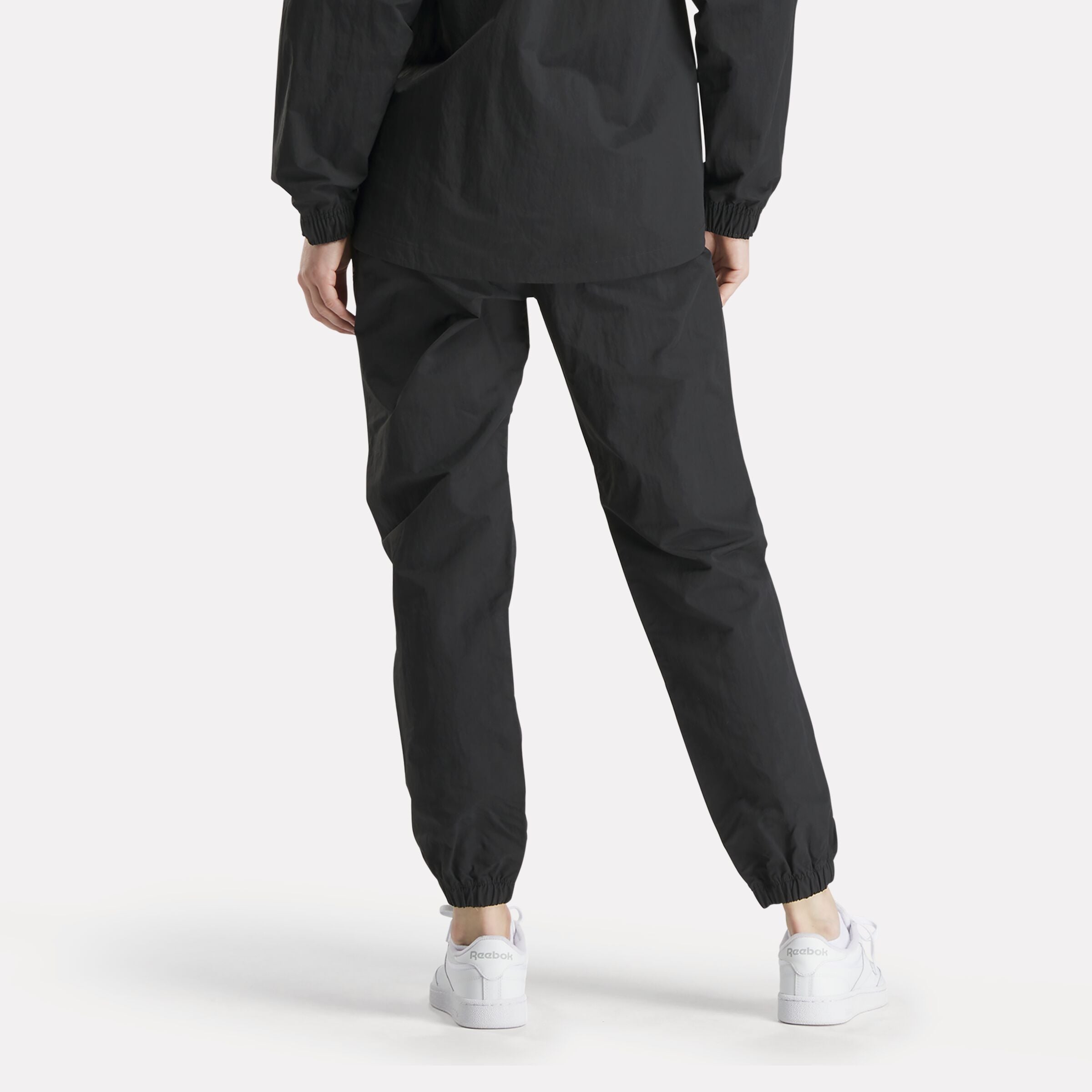 Women's French Terry Track Pants - Night Black | Comfortable Lounge & Workout Pants for Yoga, Running & Casual Wear