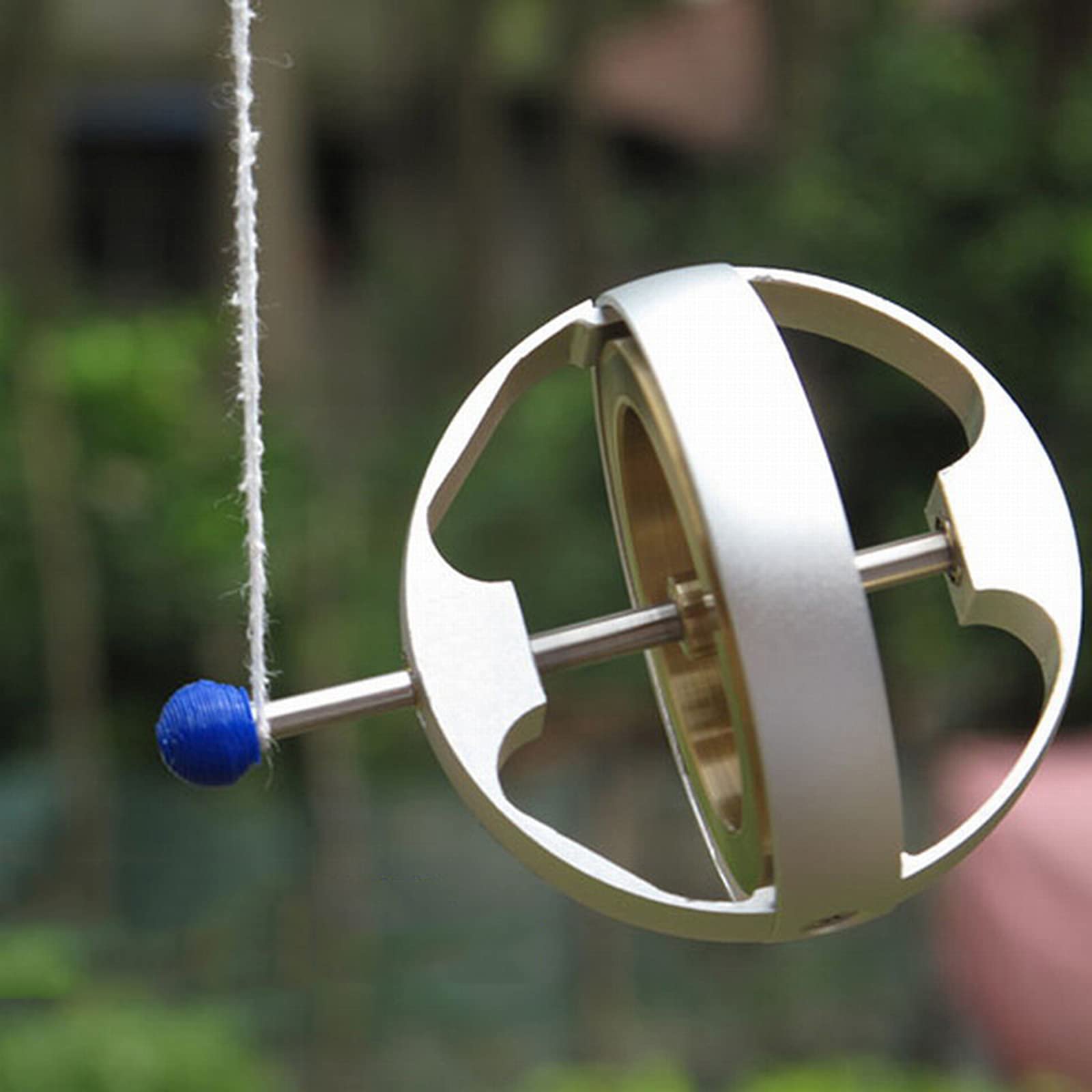 Super Precision Metal Gyroscope with 7500 RPM Quick Start Motor - Boat Stabilizer, Spinning Gyro, Balance Toy for STEM Learning & Stress Relief