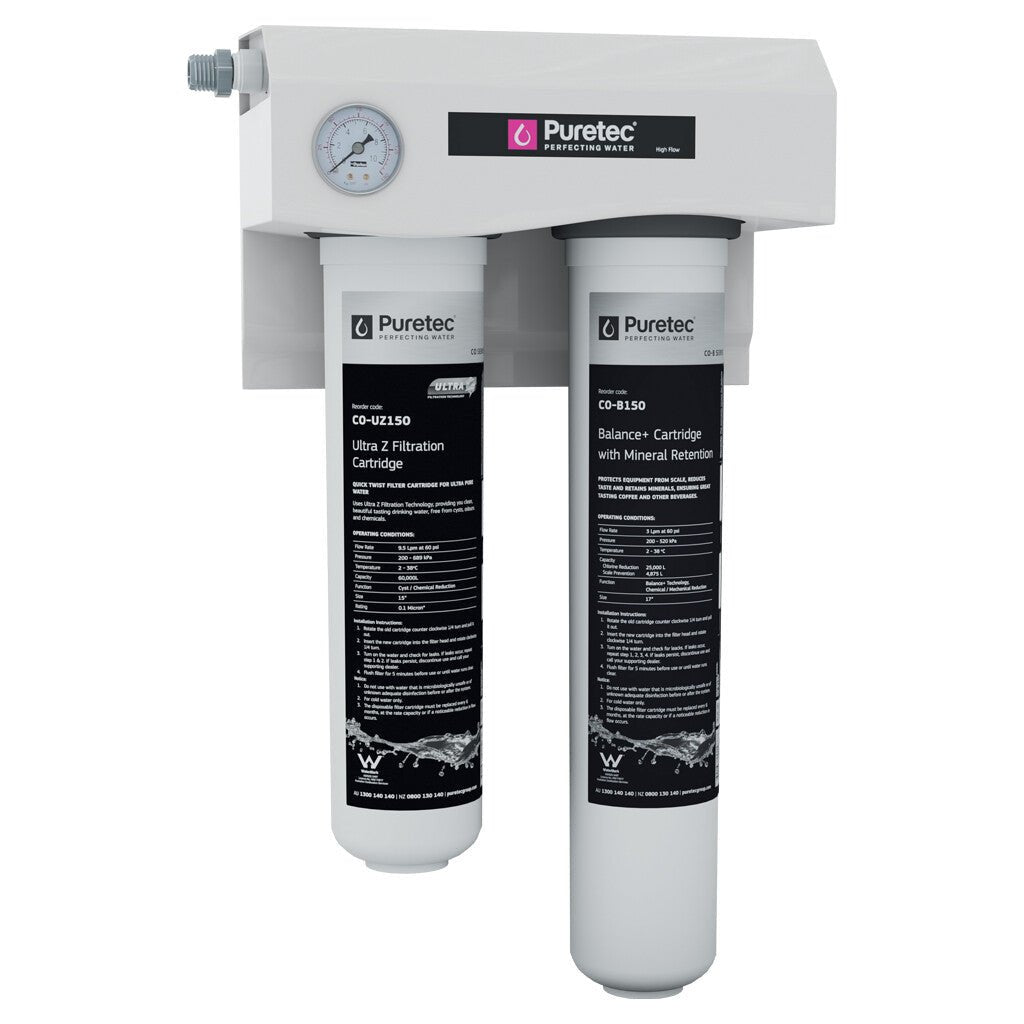 Puretec Ultra Z & Balance Plus Twin Water Filtration System for Home and Office - Clean, Safe Drinking Water Solution
