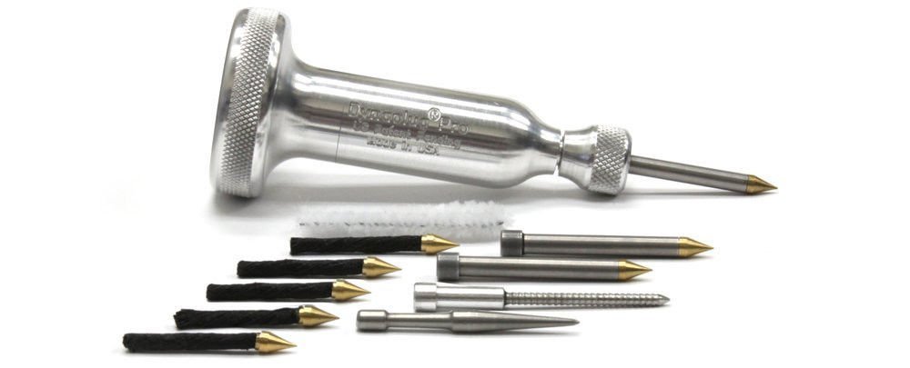 Dynaplug Pro Xtreme Tubeless Tire Repair Kit - Stainless Steel - Made in USA - Quick Puncture Fix for Motorcycles, Bikes & ATVs On The Go