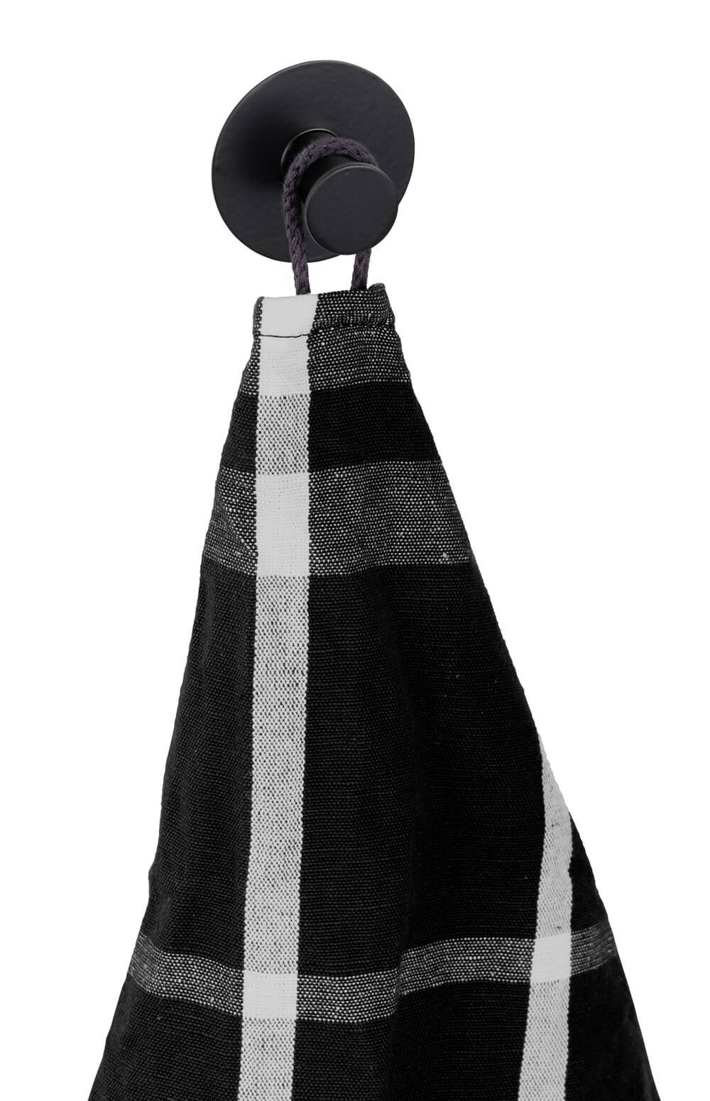 Celano Turbo Lock Hook - Heavy Duty Matte Black Hanging Hook for Wall, Door, and Ceiling - Perfect for Hanging Coats, Hats, Keys, and Home Decor