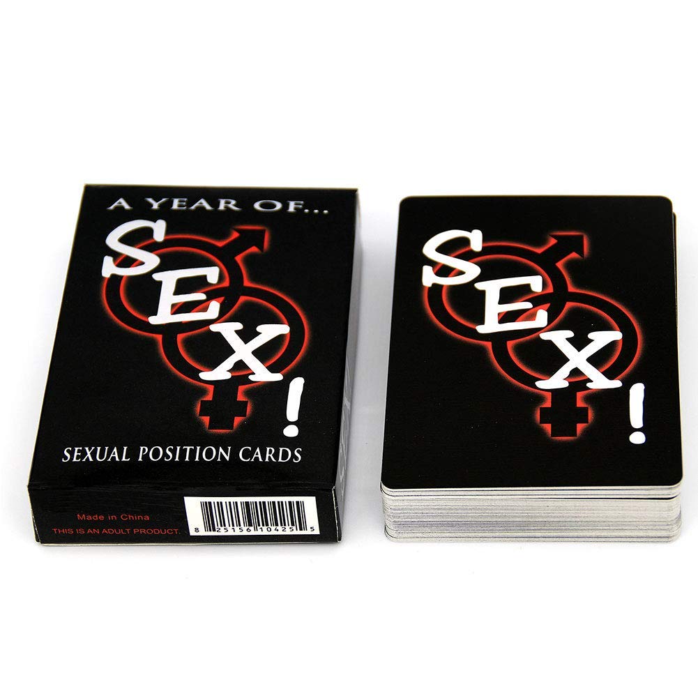 YF-SURINA Adult Sex Position Cards for Couples - 50 Fun & Intimate Positions to Spice Up Your Love Life - Perfect for Romantic Nights, Anniversaries, and Relationship Enhancement