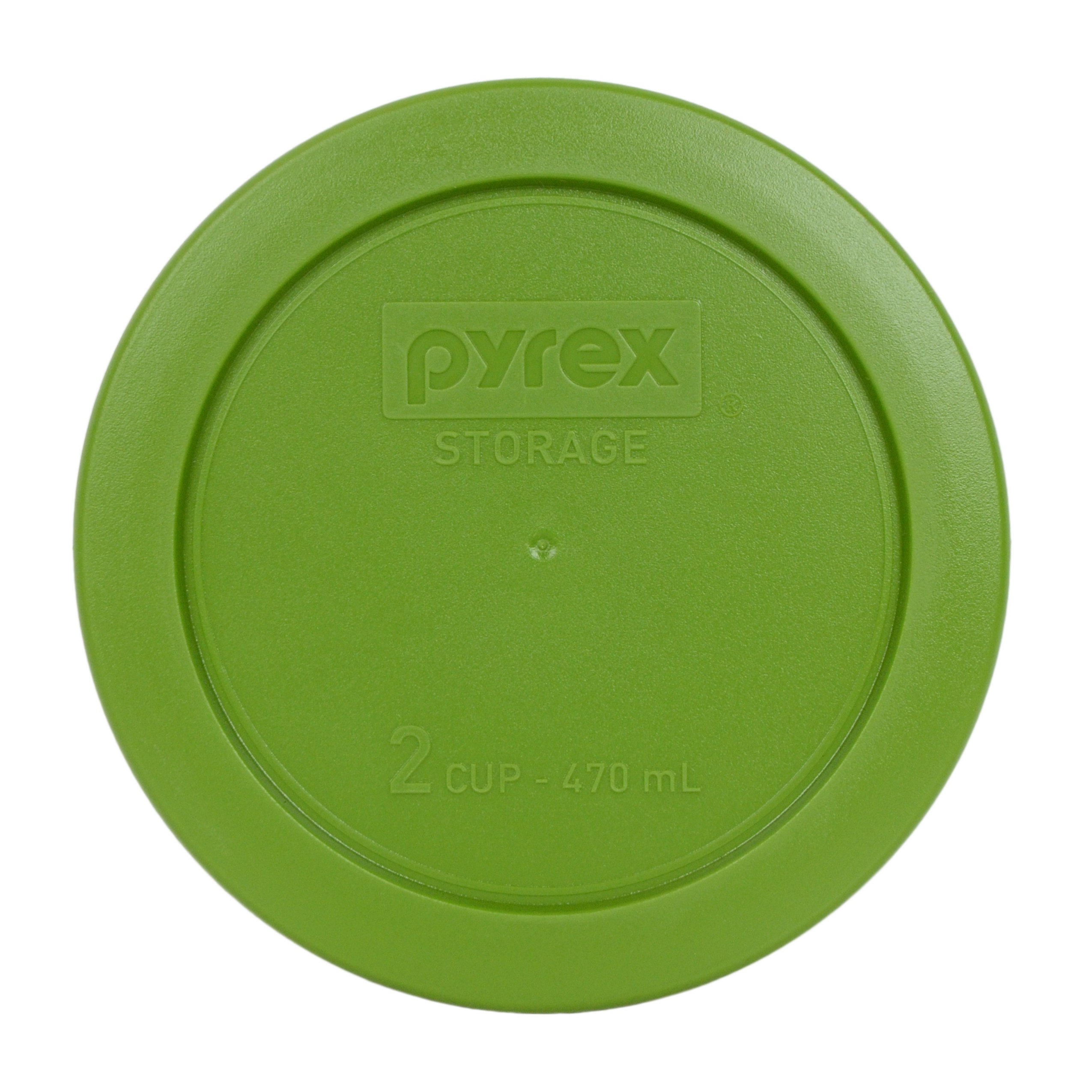 Pyrex 3-Piece Plastic Replacement Lids Set - 1-Cup, 2-Cup, 3-Cup & 4-Cup Sizes - Turquoise, Purple, Lawn Green & Dark Blue - Made in USA - Perfect for Food Storage, Meal Prep & Leftovers