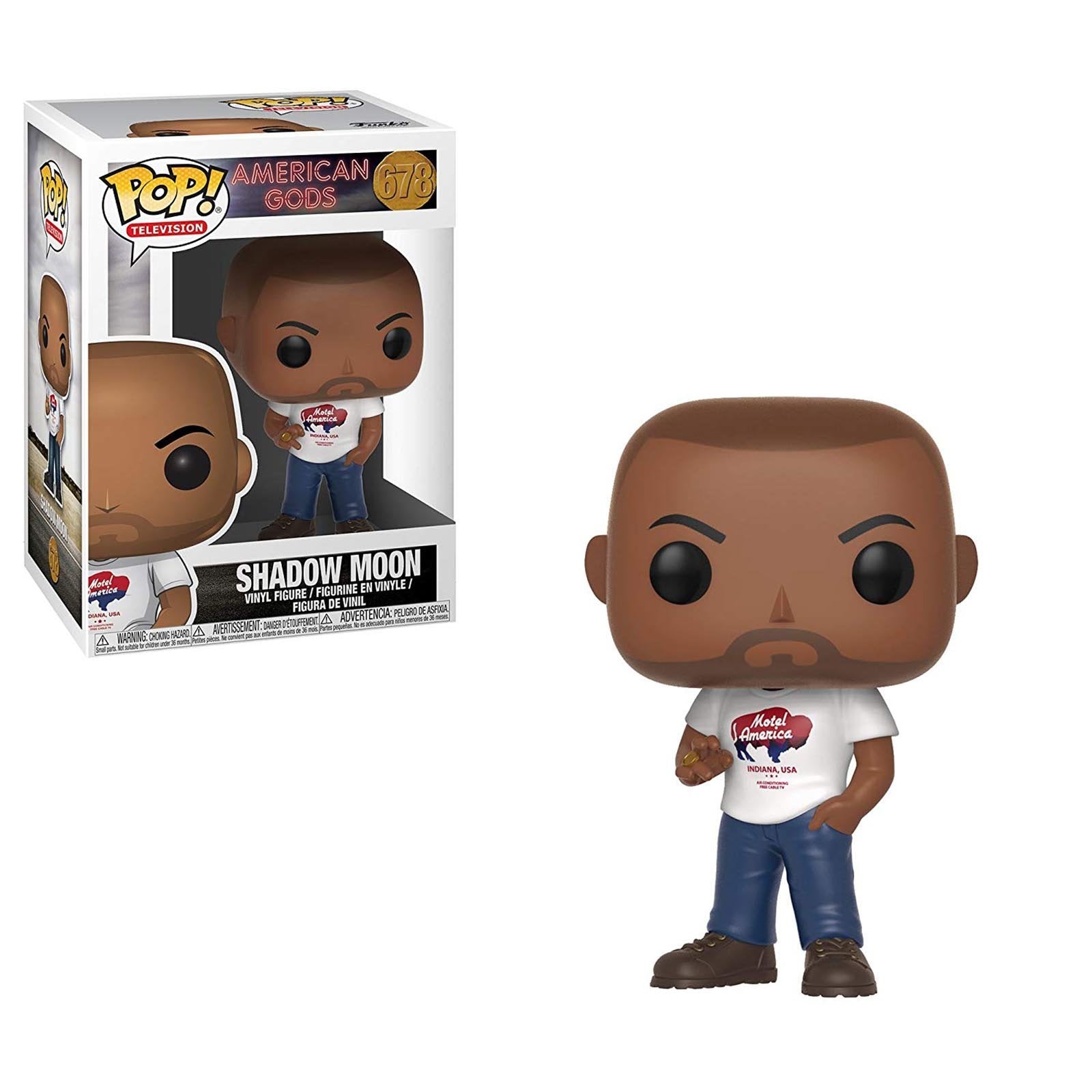 Funko Pop! American Gods: Shadow Moon #678 - Collectible Vinyl Figure for Fans & Gift Ideas - Perfect for Display, Home Decor, and Pop Culture Enthusiasts