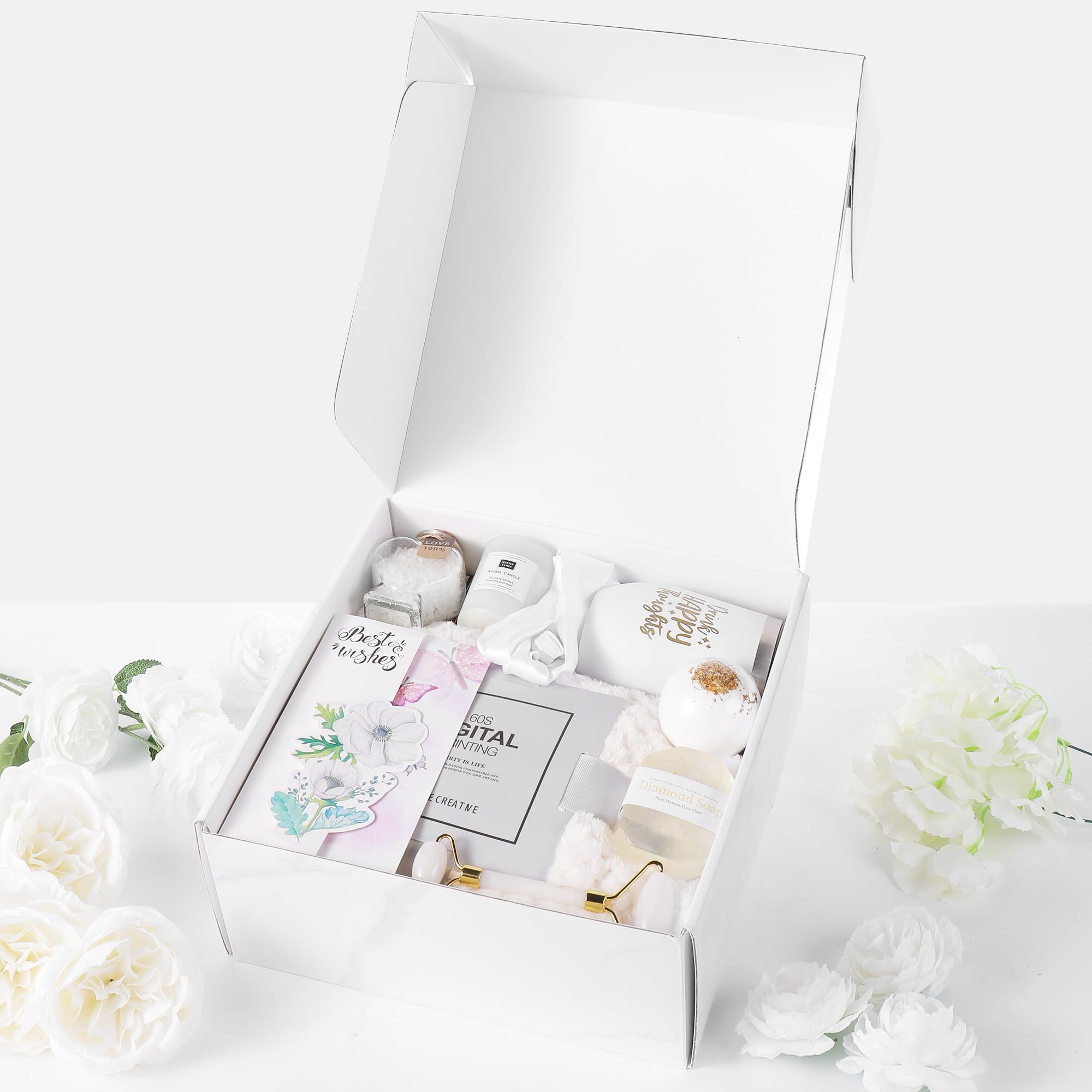 Luxury Spa Gift Set for Women - Birthday, Self Care & Get Well Soon Gift Basket with Bath & Body Essentials - Perfect for Relaxation, Pampering & Special Occasions