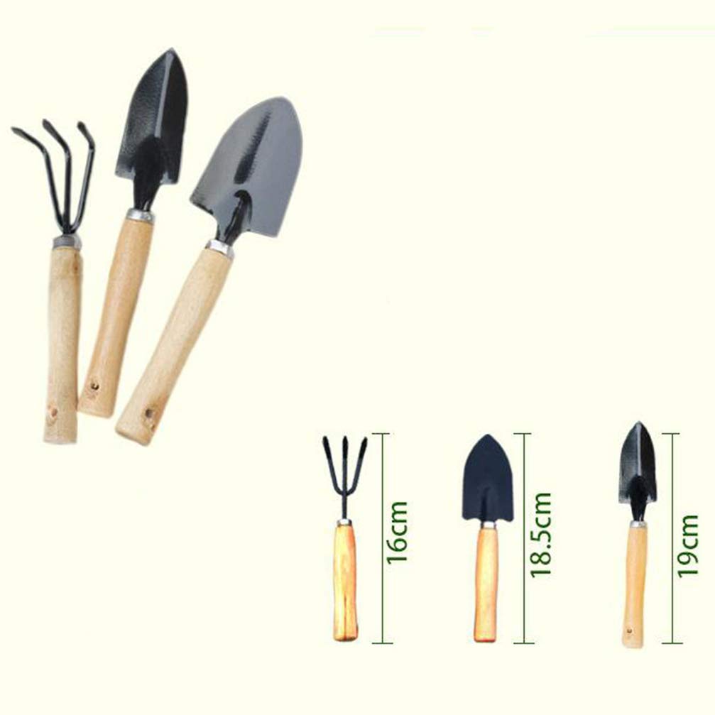 DOITOOL 6-Piece Women's Gardening Tool Set - Rake, Spade, Shovel for Home & Bonsai Care