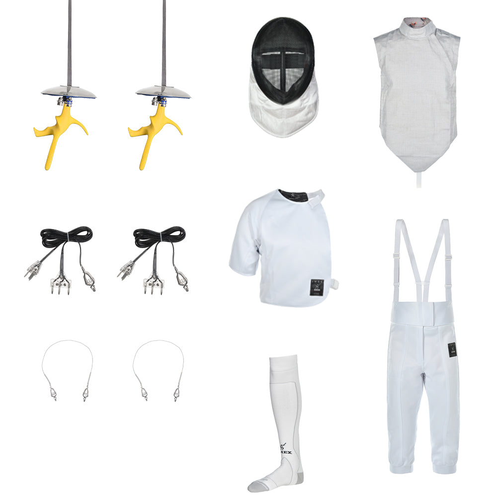 11-Piece Competition Foil Fencing Kit - Professional Addon Gear for Training & Tournaments | Perfect for Beginners & Advanced Fencers