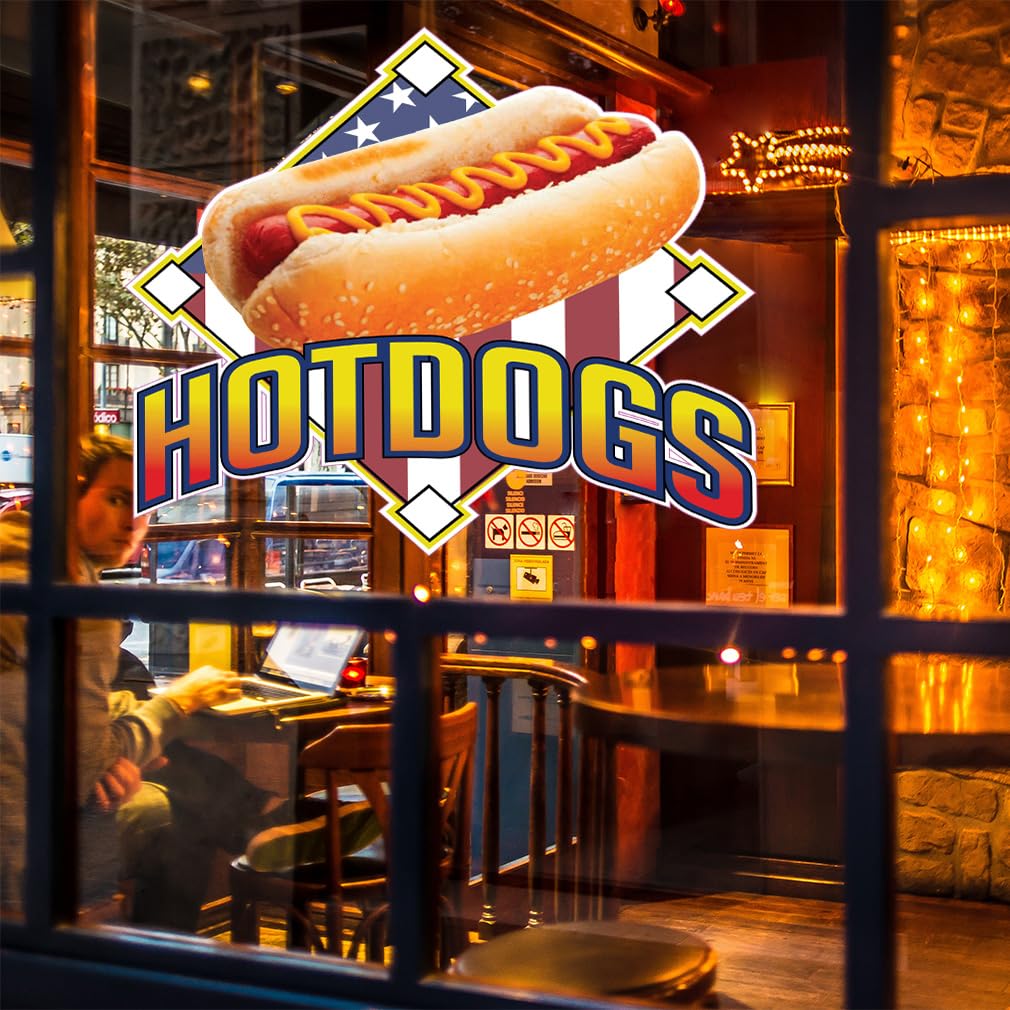 Custom Food Truck Decals for Hot Dogs & Beverage Stands - 36