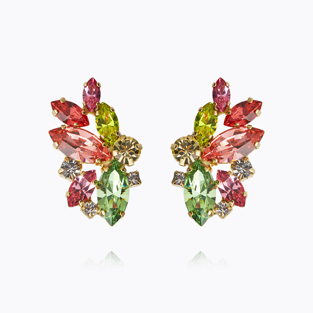 Havanna Statement Earrings & Tropicana Jewelry Set - Boho Chic Dangle Earrings for Women, Perfect for Beach Parties, Vacations & Summer Outfits