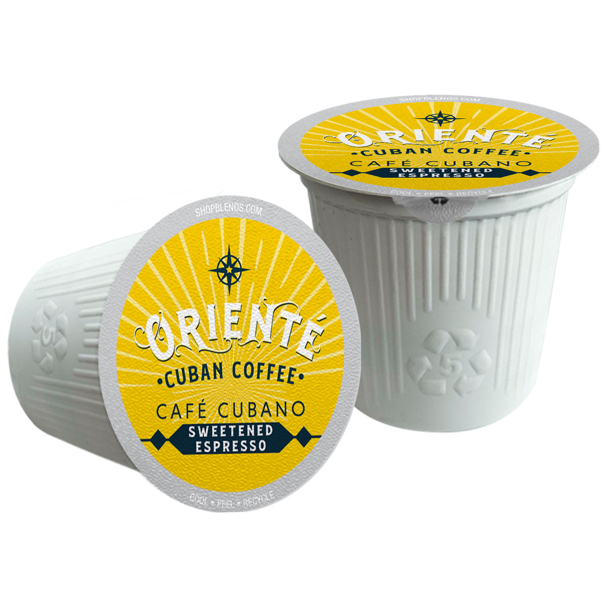 Oriente Cafe Cubano Dark Roast Coffee Pods - Compatible with Keurig 2.0 K-Cup Brewers - Bold Cuban-Style Espresso for Home & Office Use
