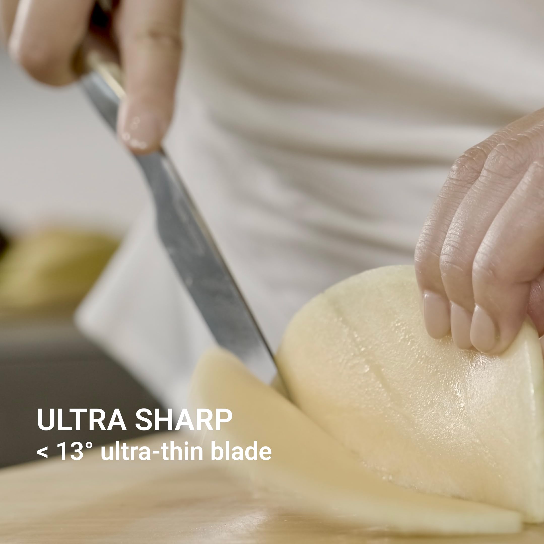 HAST 5.3-inch Ultra-Sharp Professional Vegetable Knife - Japanese Carbon Steel Kitchen Knife with Ergonomic Award-Winning Design - Perfect for Chopping, Slicing & Dicing Vegetables, Fruits & Herbs