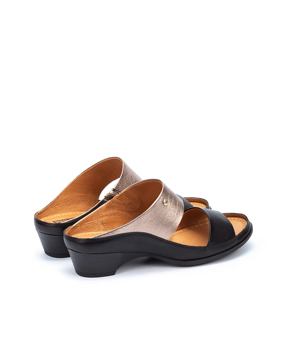PIKOLINOS Women's Leather Heeled Sandals - Comfortable & Stylish Huelva Design for Summer Outfits & Special Occasions