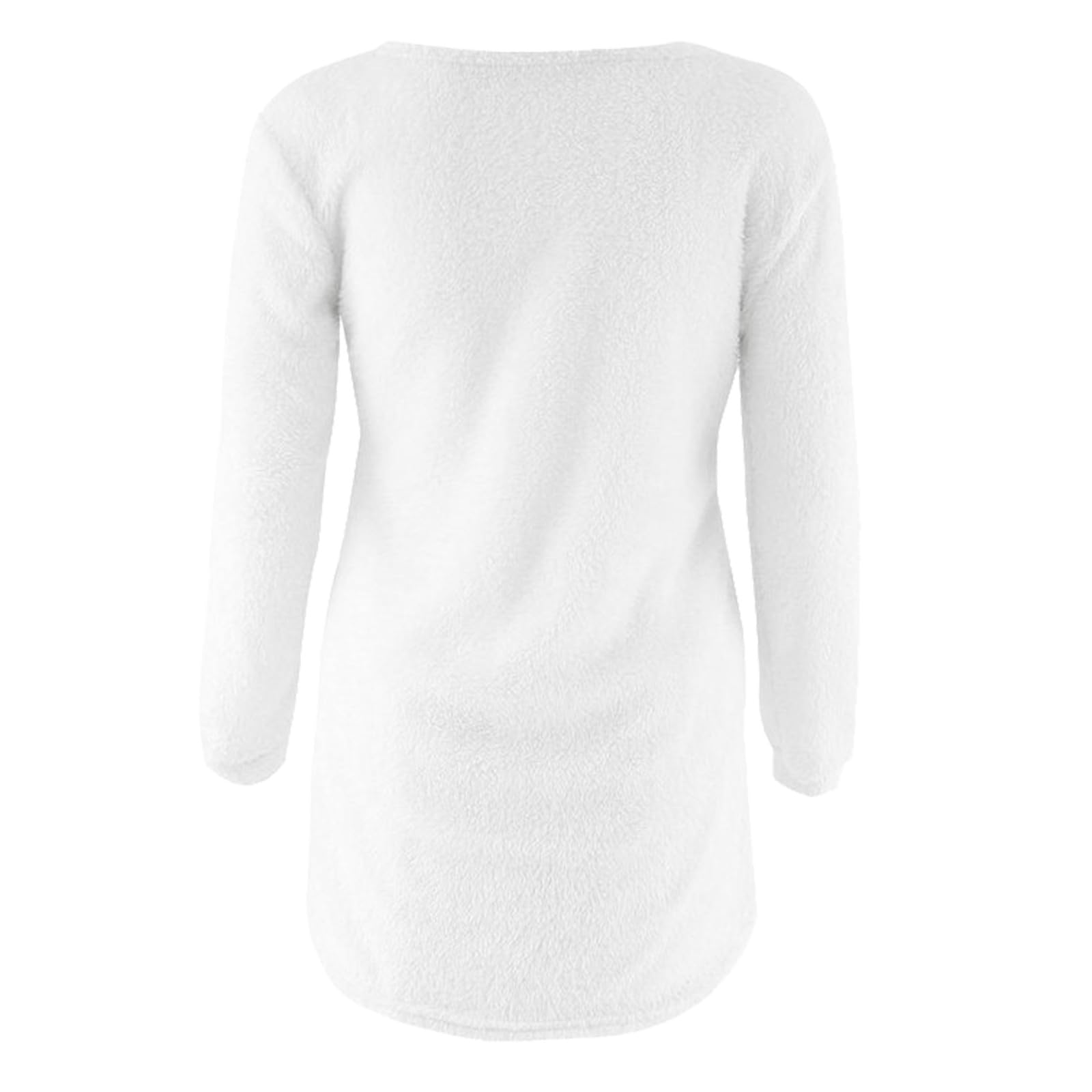 Women's Oversized Long Crewneck Sweater - Solid Color Plus Size Fall Knitwear 2024 | Cozy Loungewear & Layering Essential for Autumn