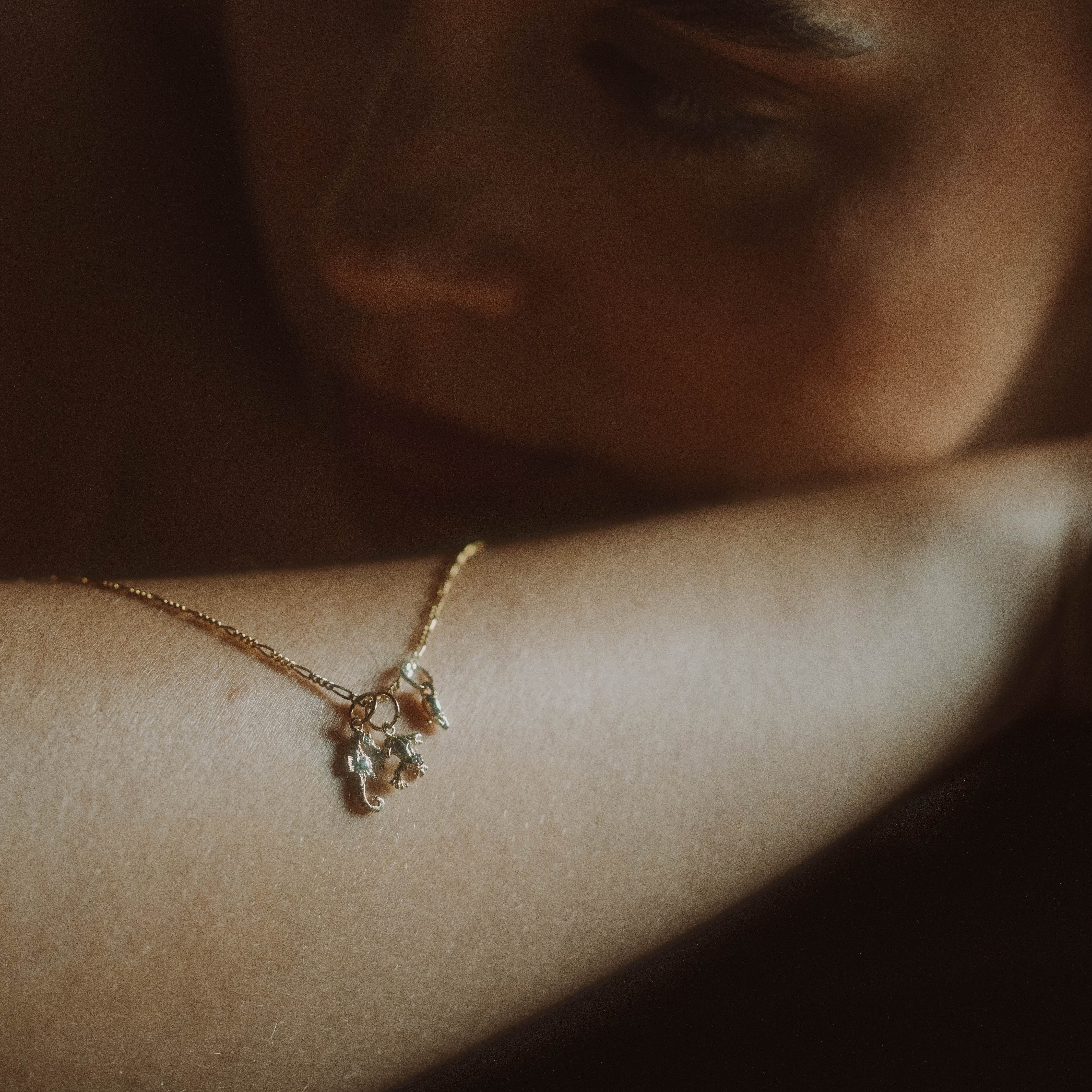 14K Gold Littlest Charms by Charlie and Marcelle - Dainty Jewelry for Women, Perfect for Gifts, Layering & Everyday Wear