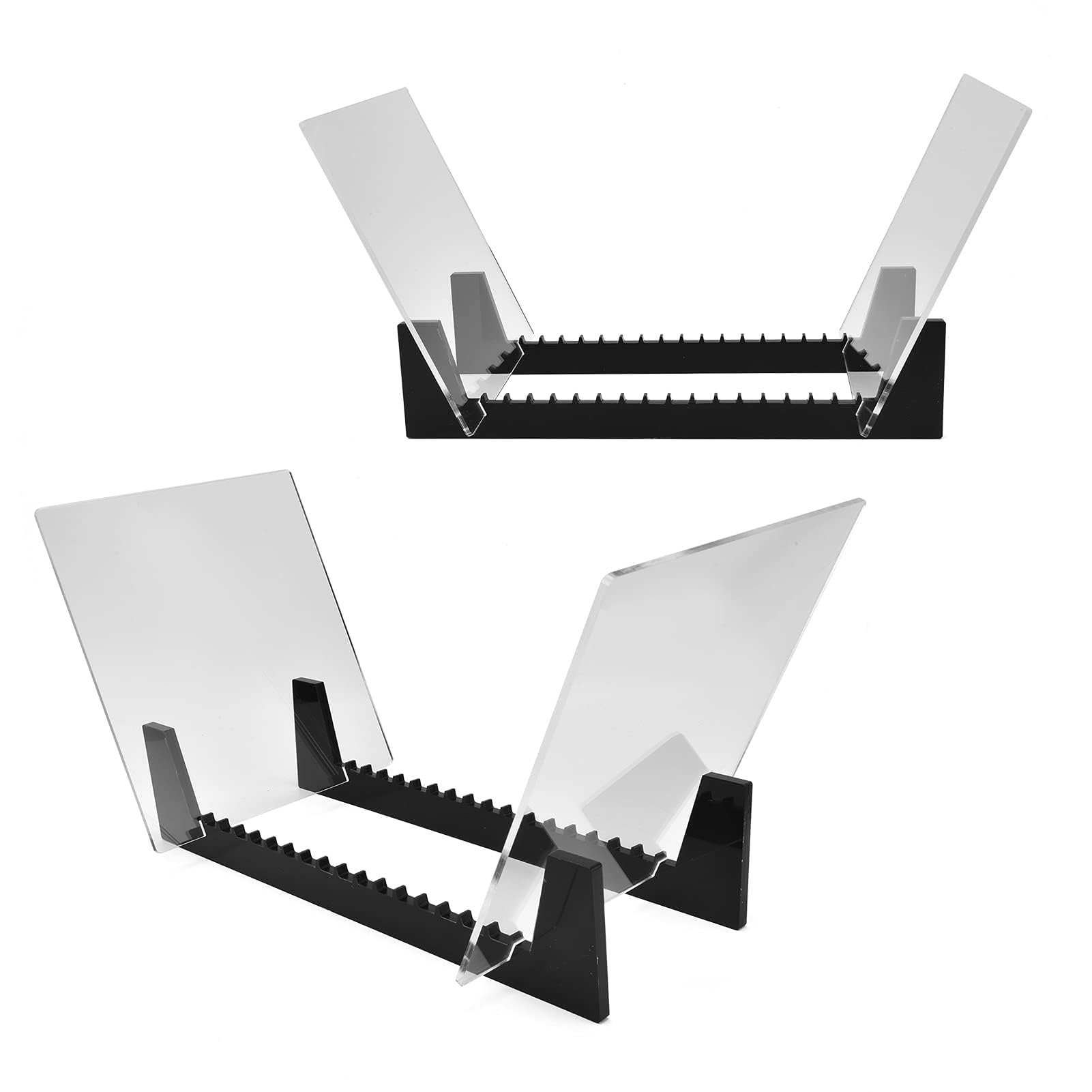 Xcello Record Rack - Classic Album Collection Shelf | Durable & Lightweight Acrylic Vinyl Storage for Home | Perfect for Living Room, Music Studio & Record Collector Displays