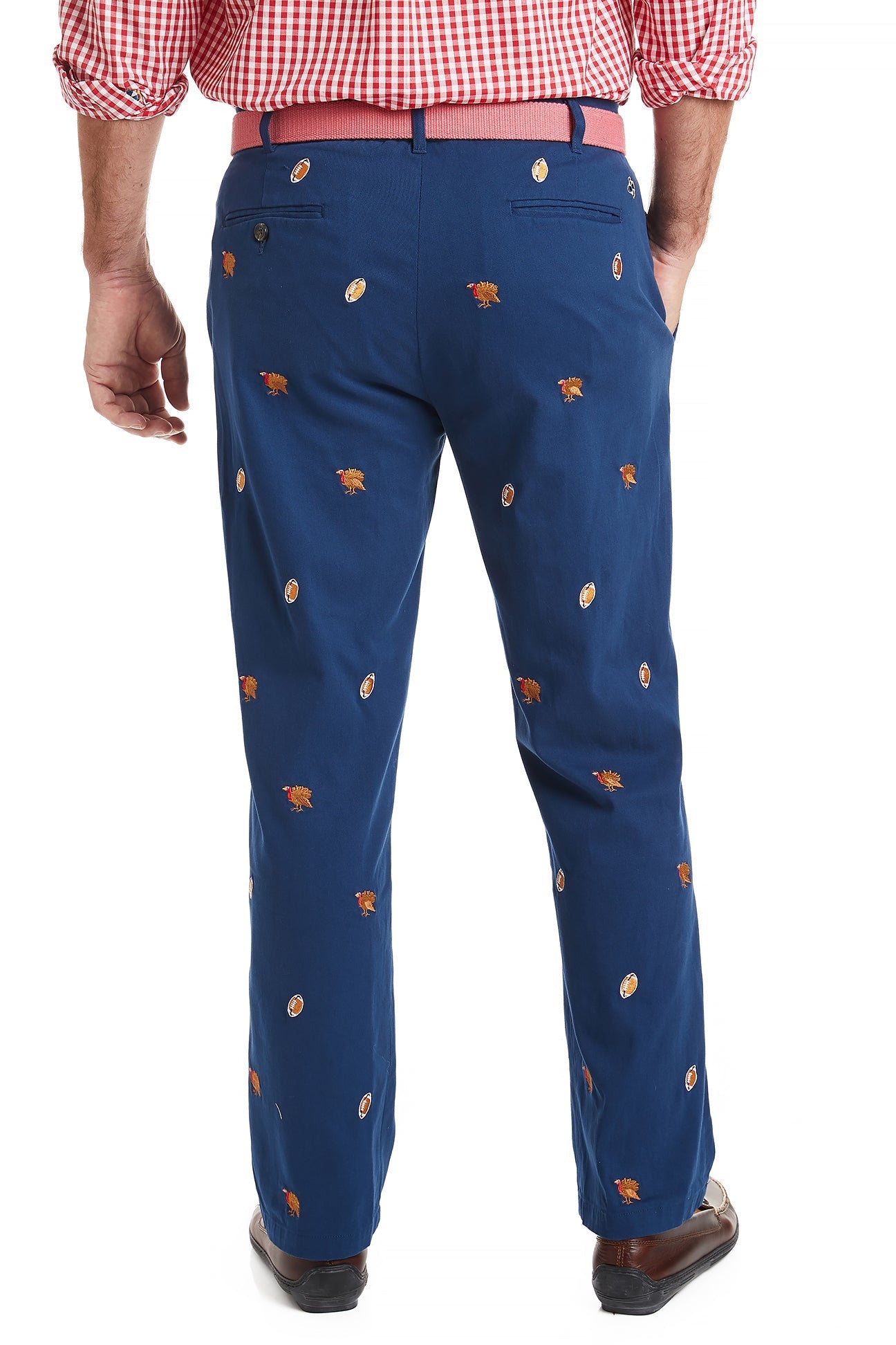 Stretch Twill Harbor Pant in Nantucket Navy - Comfortable & Stylish for Turkey Hunting & Football Games