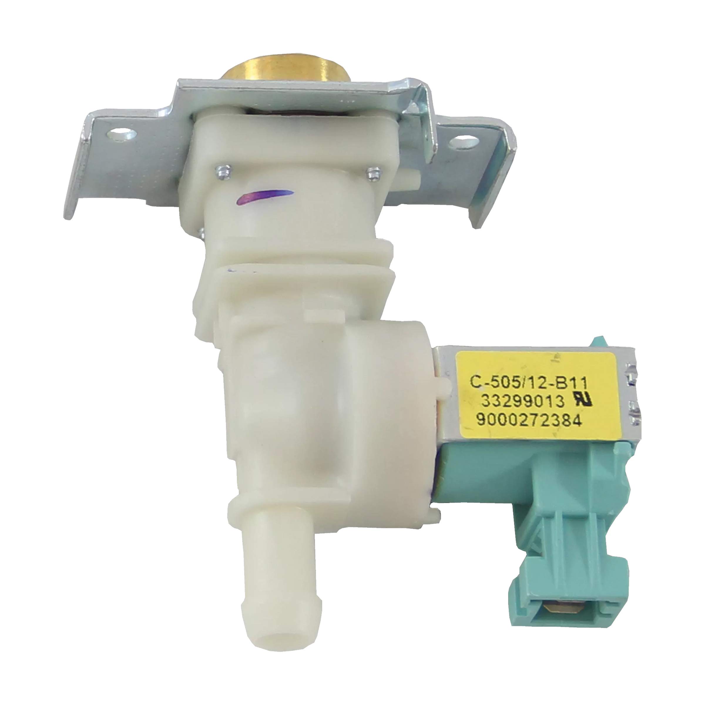 Bosch 607335 Dishwasher Water Inlet Valve Replacement Part - Genuine OEM White - Perfect for Kitchen Appliance Repair & Dishwasher Maintenance