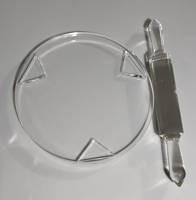Barcrock Acrylic Transparent Chapati Maker Set - 9x9