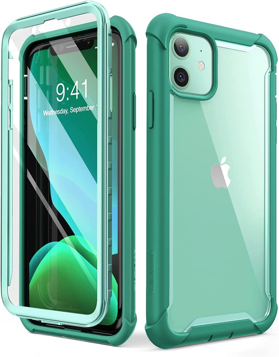 Durable iPhone 11 Case with Built-in Screen Protector - Shockproof Dual Layer Protection for Everyday Use & Outdoor Activities