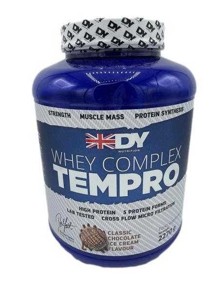 Dorian Yates Whey Complex Tempro Protein Powder - Classic Chocolate Flavor, 2270g (5 lbs) for Muscle Recovery & Growth | Post-Workout & Meal Replacement Shake