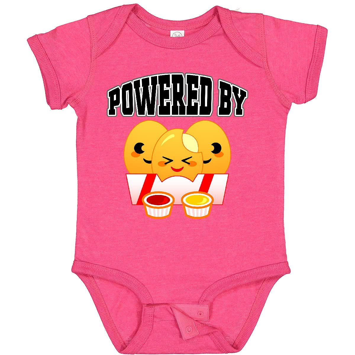 Inktastic Funny Chicken Nuggets Baby Bodysuit - Cute Infant Onesie for Boys & Girls | Perfect for Playtime, Family Photos & Everyday Wear