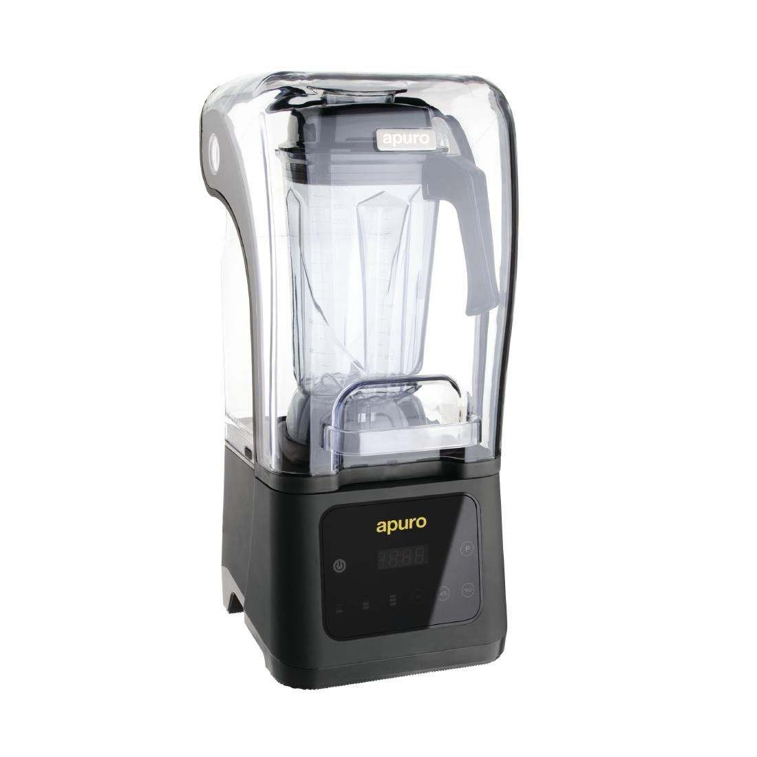 Apuro Digital Bar Blender with Sound Enclosure - 2.5L High Power Blender for Smoothies, Cocktails & Ice Crushing - Perfect for Home Bars, Restaurants & Smoothie Shops