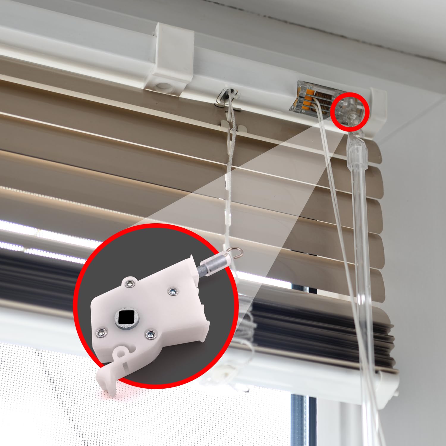Heavy Duty Drapery Hardware - High Profile Wand Tilt Control for 2