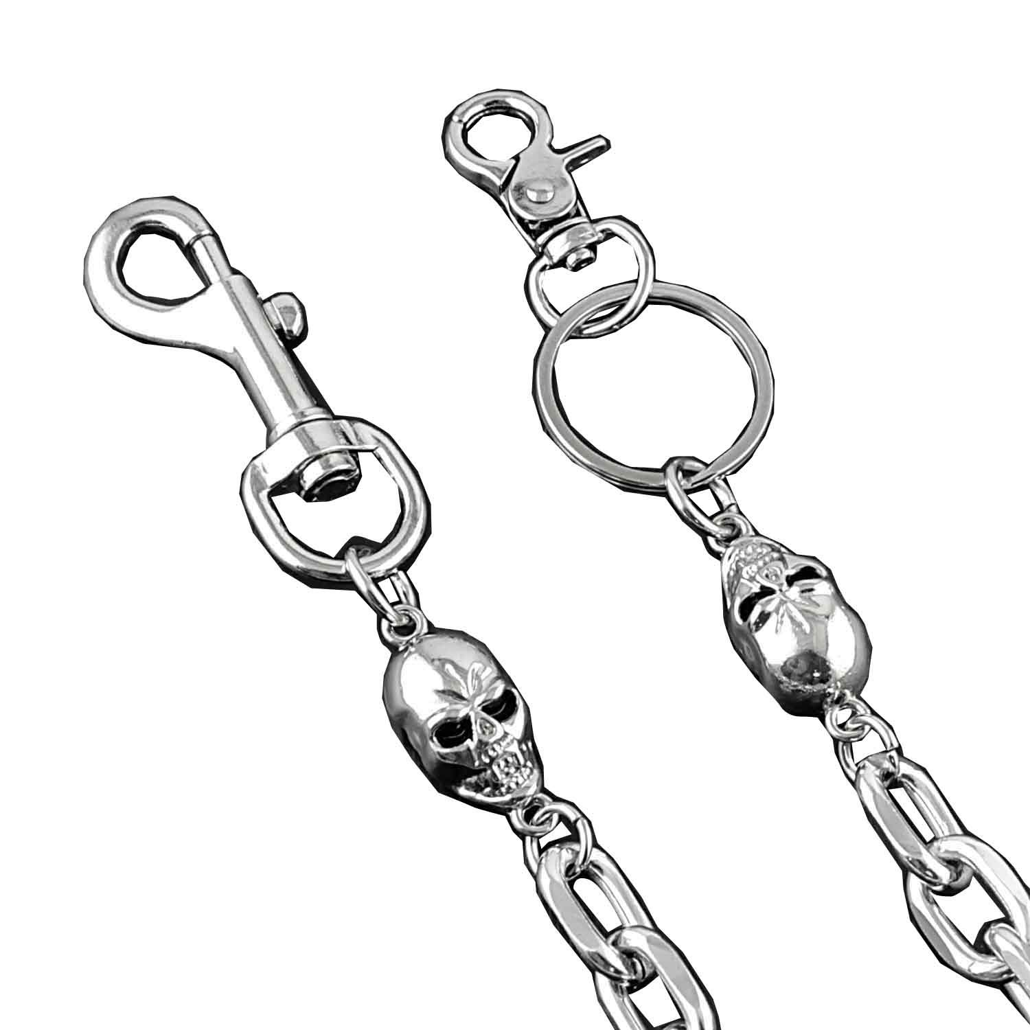 Stylish Skull Rock Hip Hop Men's Wallet Chain Waist Belt - Perfect for Punk, Gothic & Hip Hop Fashion Accessories