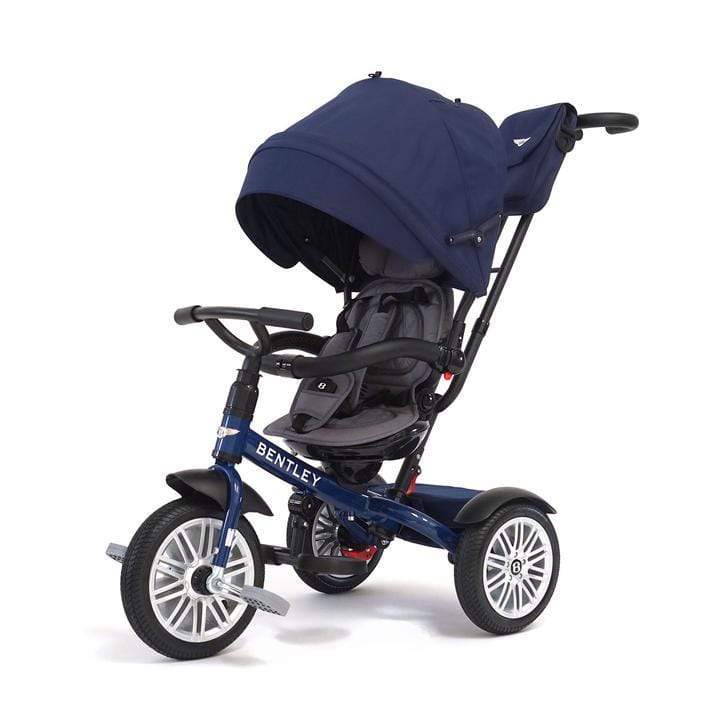 Bentley 6-in-1 Convertible Baby Tricycle with Parent Push Handle - Toddler to Kids Trike for Indoor & Outdoor Play, Park Rides, and Family Walks