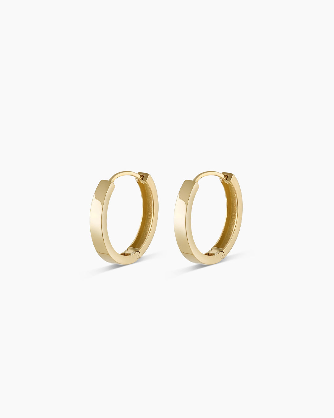 14K Gold Rose Hoop Earrings for Women - Elegant Rose Gold Hoop Earrings for Everyday Wear & Special Occasions