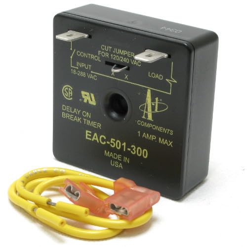 18-288V AC Short Cycle Protection Timer - Heavy Duty Motor & HVAC System Protector - Prevent Equipment Damage from Rapid Cycling - Ideal for Pumps, Compressors, and Industrial Machinery