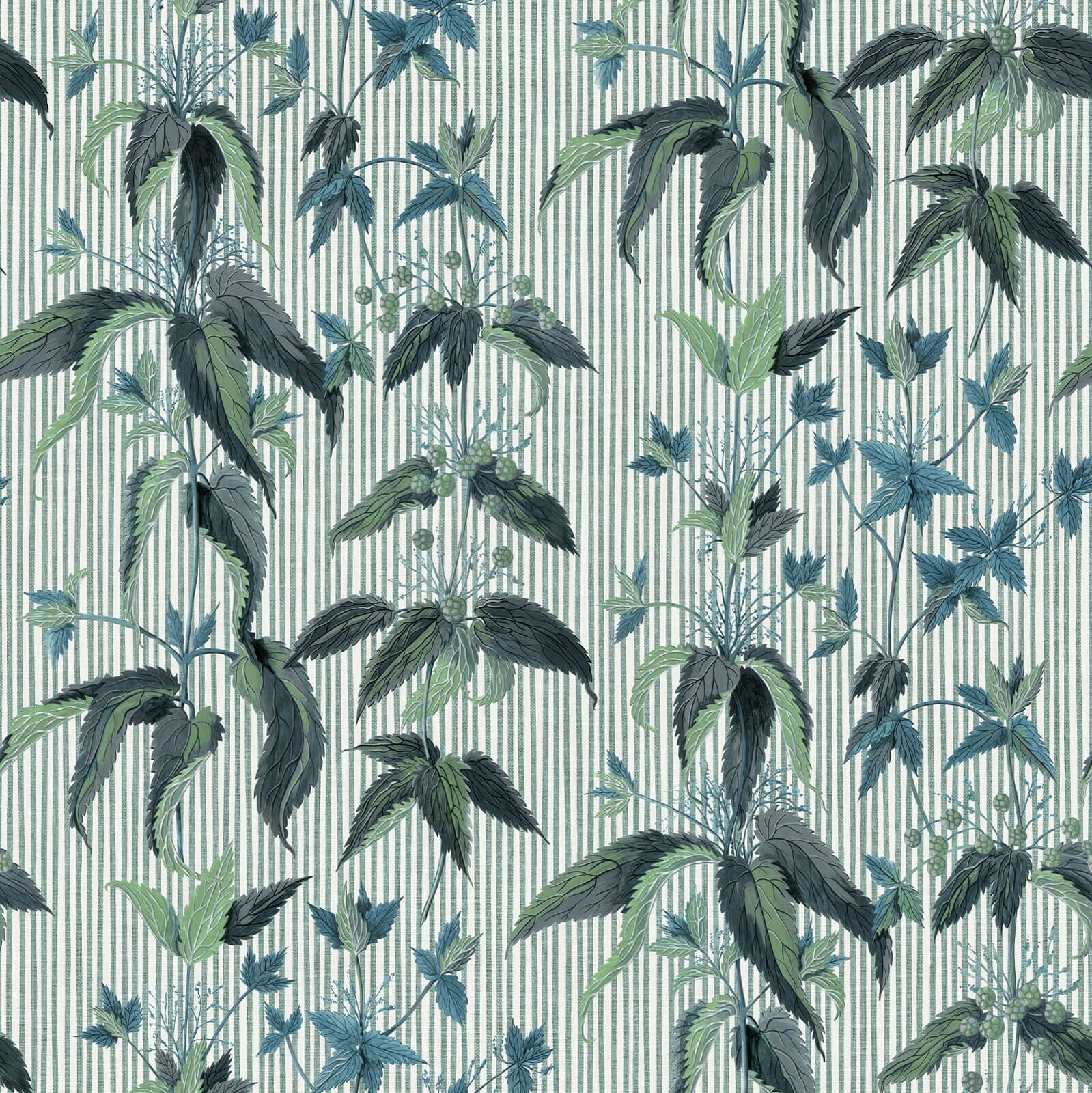 URTICA Myrtle Stripe Wallpaper Sample - Peel & Stick Removable Wallpaper for Bedroom, Living Room, and Nursery Decor