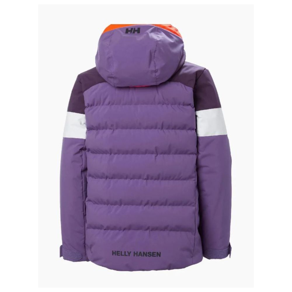 Helly Hansen Diamond Girls Ski Jacket - Waterproof Winter Coat for Kids in Crushed Grape | Warm Snow Jacket for Skiing, Snowboarding & Outdoor Activities