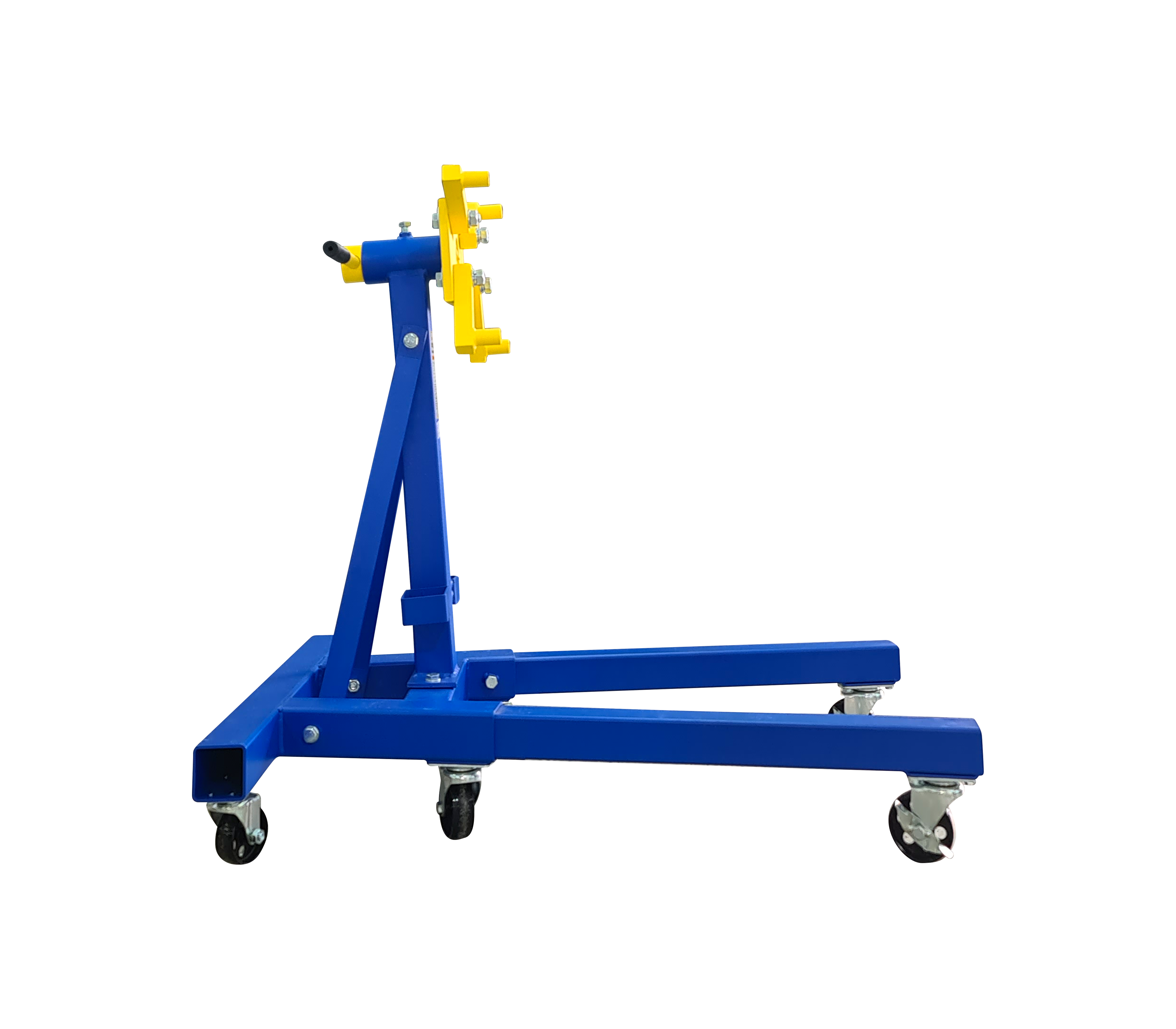 TH62001 Blue Roccia Hydraulic Engine Crane - Heavy Duty Car Hoist for Auto Repair, Garage, and Workshop Use
