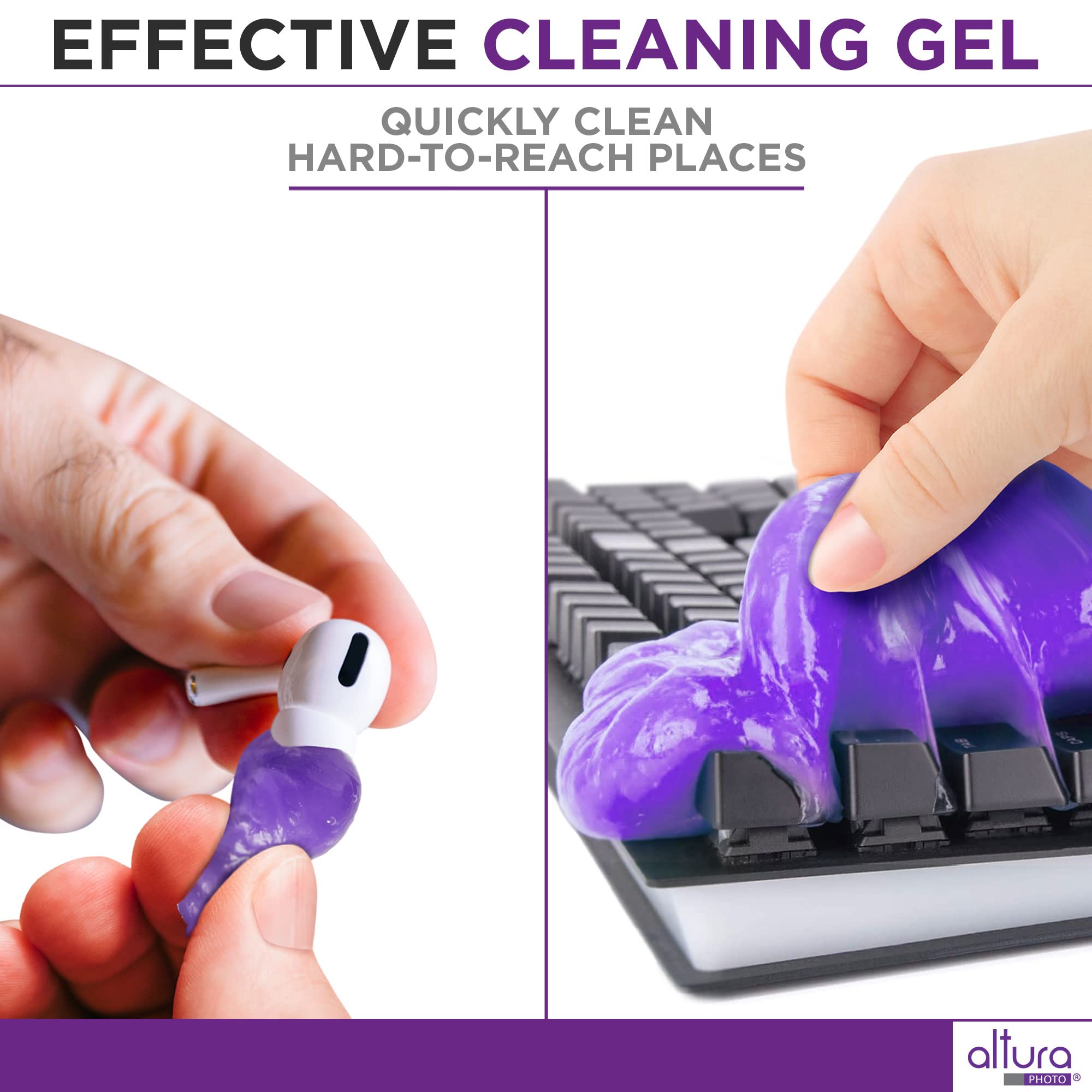 Best Laptop Keyboard Cleaner Kit - All-in-One Computer Cleaning Set with Gel & Spray for MacBook, PC, Laptop Screens | Perfect for Home, Office & Travel Use