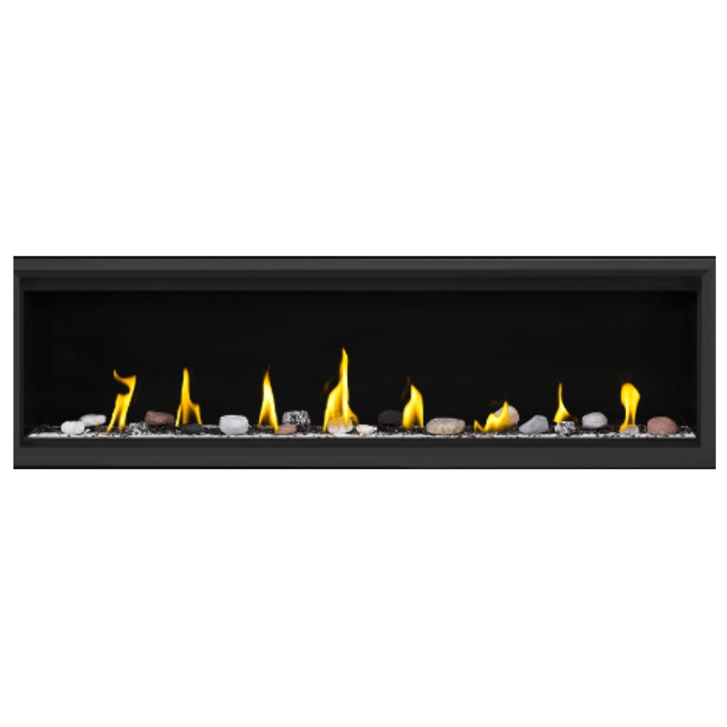 Napoleon Vector 62 Linear Direct Vent Gas Fireplace - LV62N | Modern Indoor Heating Solution for Living Rooms & Bedrooms | Energy Efficient & Stylish Home Decor