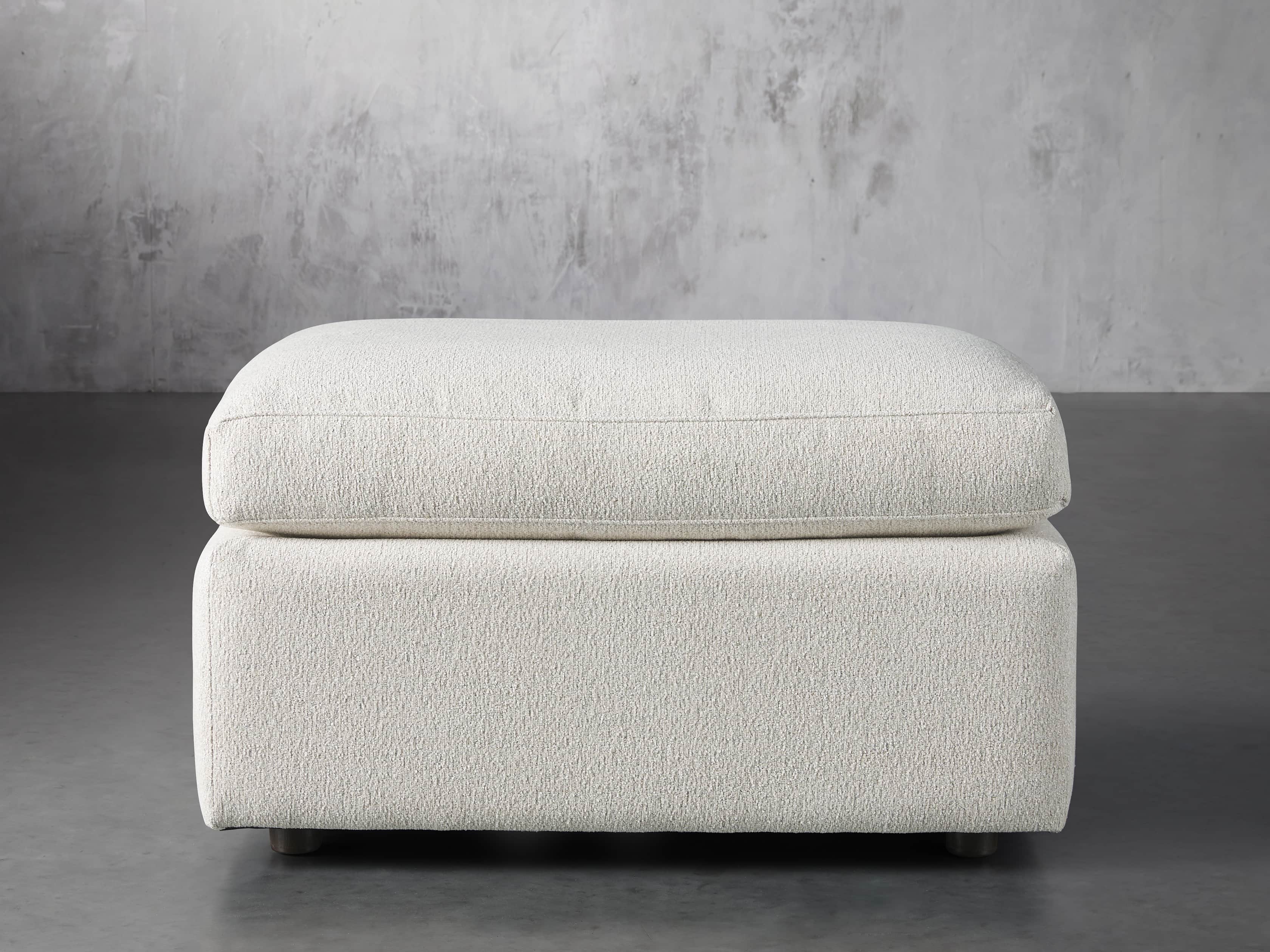 Ashby Ottoman - Modern Storage Bench with Tufted Upholstery, Perfect for Living Room, Bedroom, or Entryway - Versatile Seating and Storage Solution for Home Decor