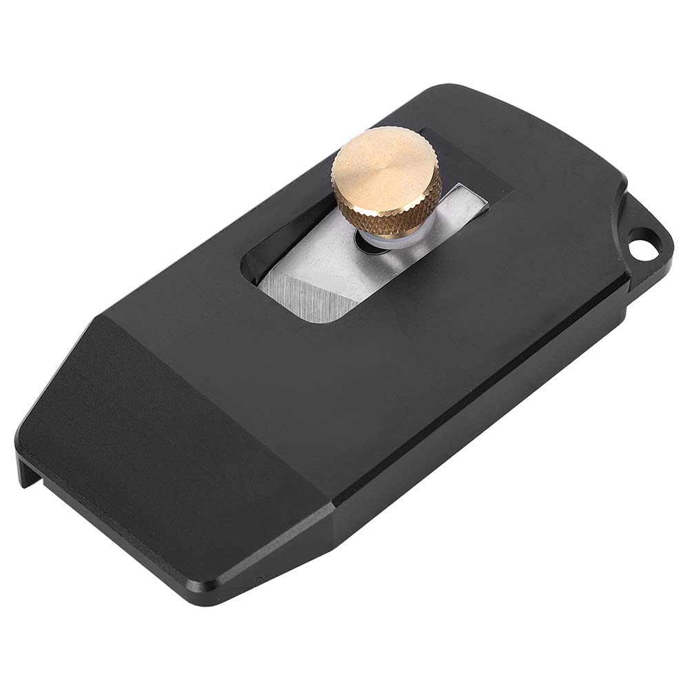 AMONIDA Edge Banding Trimmer - High Speed Steel Manual Edge Trimmer with Brass Nut, Adjustable Tilt for PVC & Wood Veneer - Perfect for DIY Furniture, Cabinets & Woodworking Projects