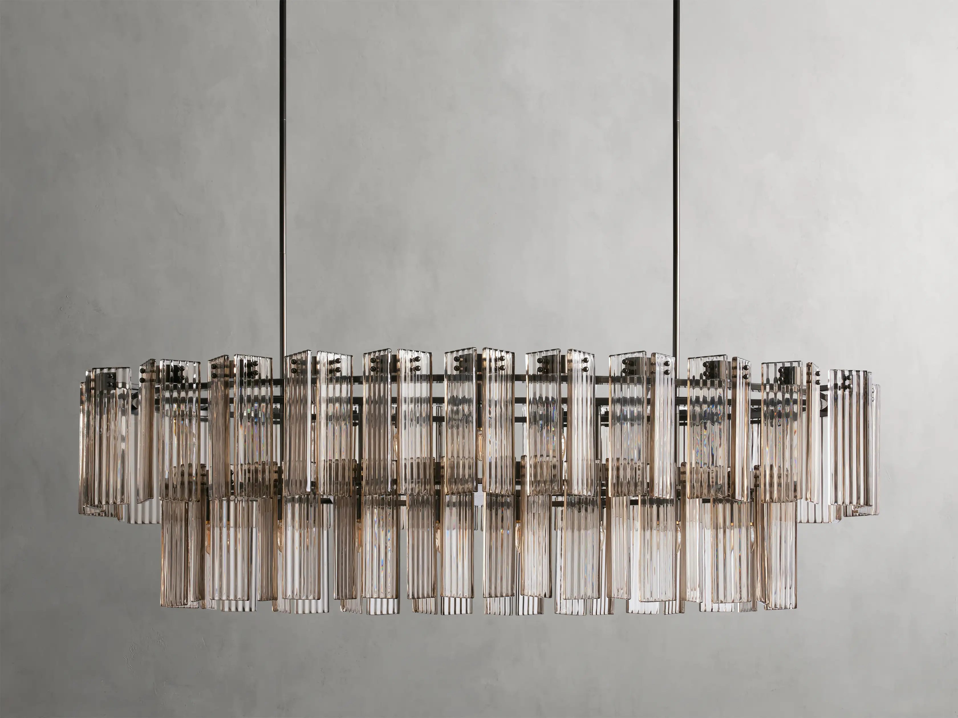 Delsie Oval Crystal Chandelier - 51