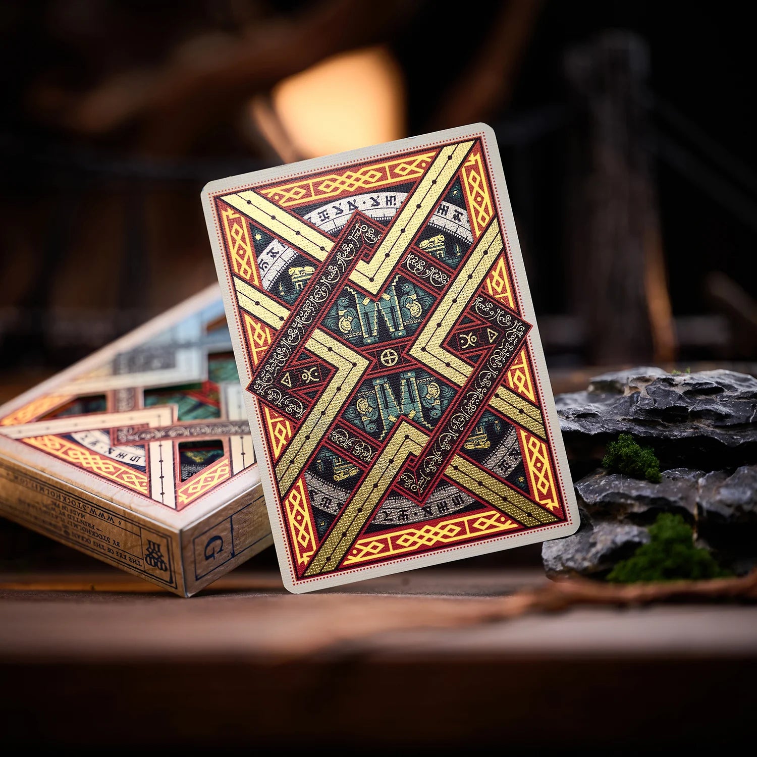 Gibborim Castaways Gilded Eye of the Ocean Playing Cards - Premium Collectible Deck for Card Games, Magic Tricks & Poker Nights - Perfect for Gifts, Game Nights & Travel Entertainment