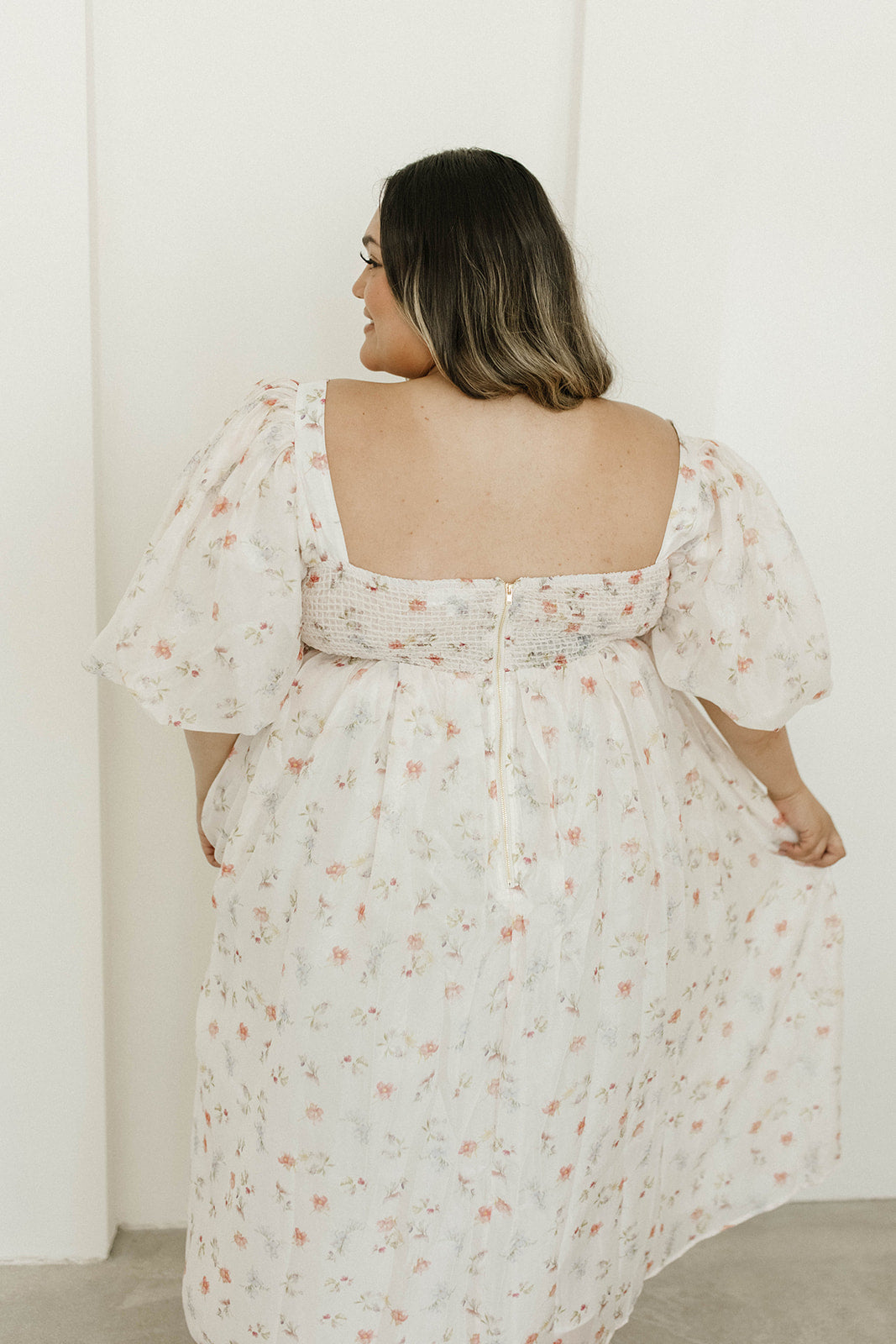 Harlow Maxi Dress - Tiny Pink Floral Print, Bump Friendly Maternity Dress, Inclusive Sizing S-3XL | Perfect for Summer Weddings, Beach Vacations & Casual Outings