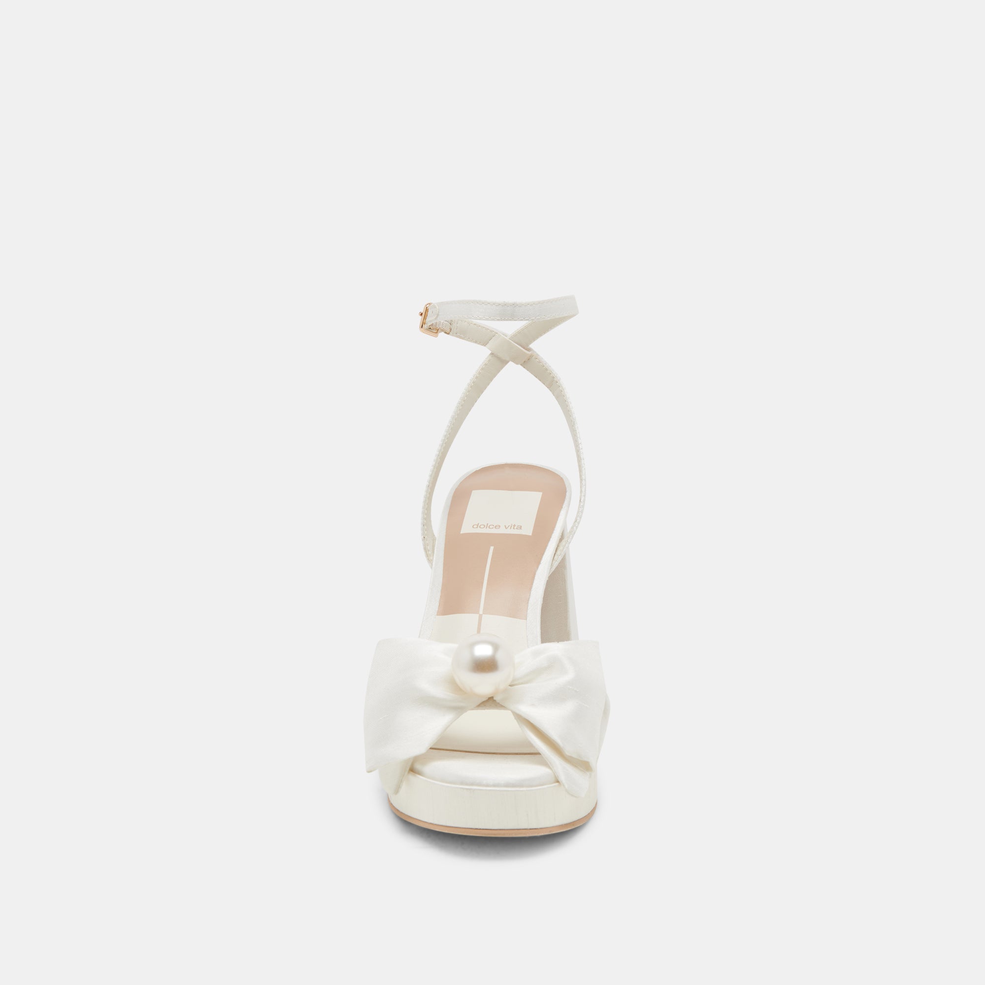 Patton Ivory Satin Heels for Women - Elegant High Heel Pumps for Weddings, Parties & Special Occasions