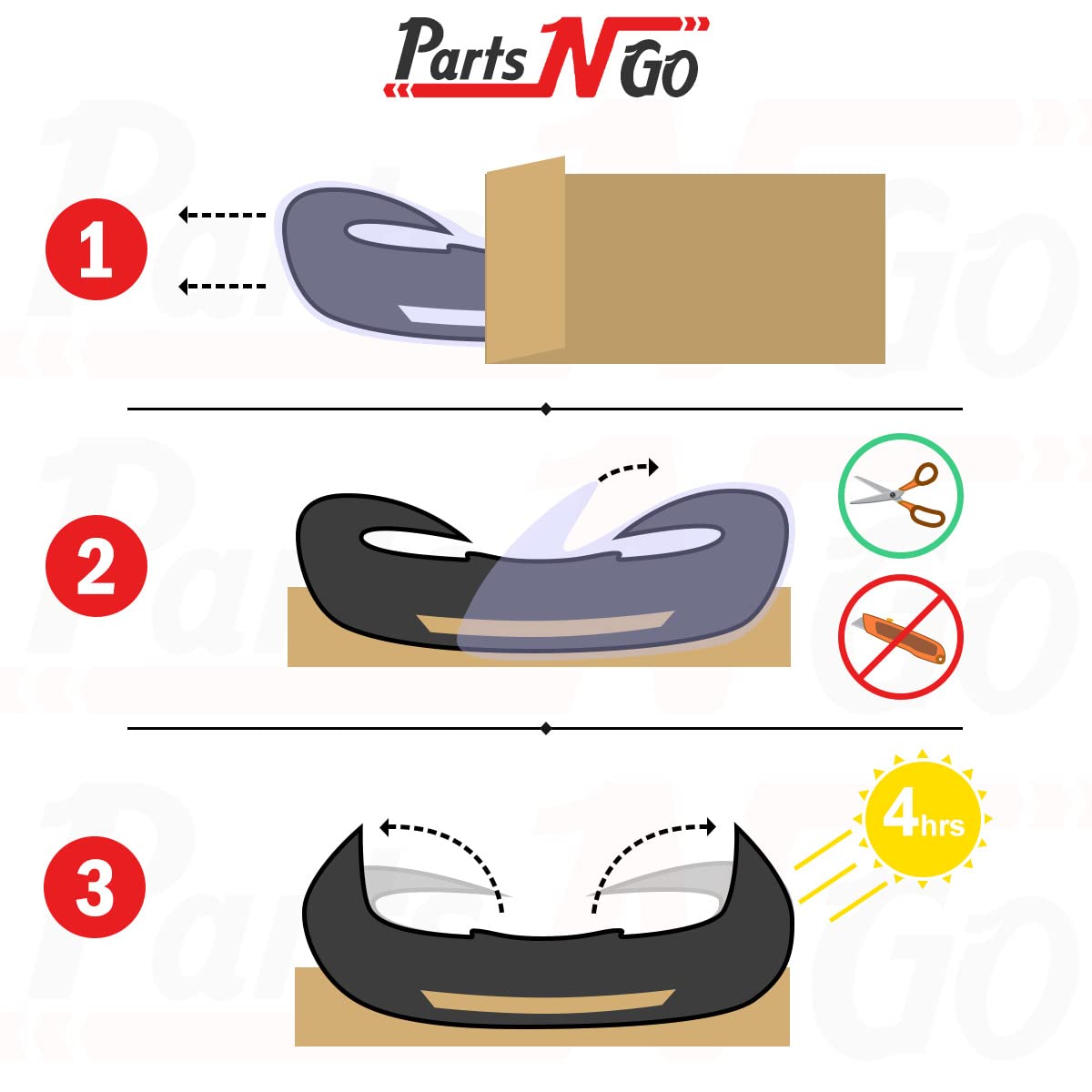Primed Front Bumper Cover for 2003-2004 Toyota Corolla S - Perfect Fit & Easy Installation