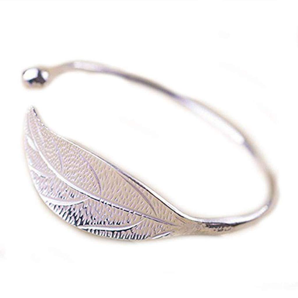 Trendy Sterling Silver Bracelet for Women - Elegant Open Design, Perfect for Anniversary & Valentine's Day Gifts