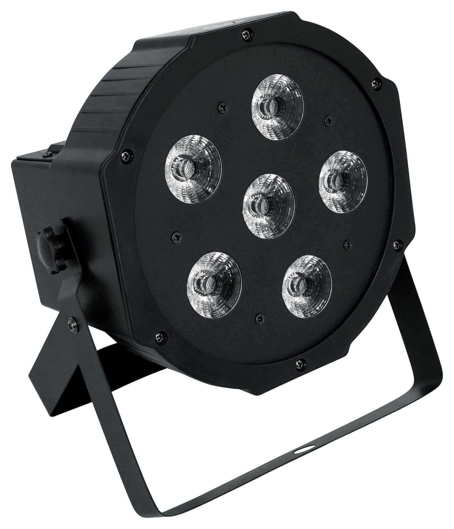 Rockville Rechargeable PAR 6RF Battery RGBWA+UV Wireless DMX Lights with RF Remote - Perfect for Stage Lighting, DJ Shows, and Live Events