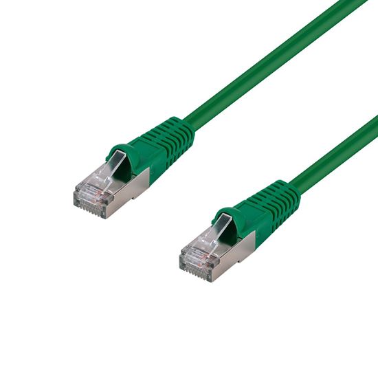 0.75m Cat6A S/FTP Green Slimline Shielded 10G Ethernet Cable - 26AWG High-Speed Patch Cord for Gaming, Streaming & Office Networks