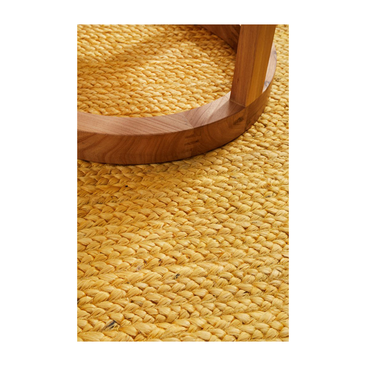 Bondi Rectangle Rug - Soft Yellow Area Rug for Living Room, Bedroom & Office - Non-Slip Modern Home Decor