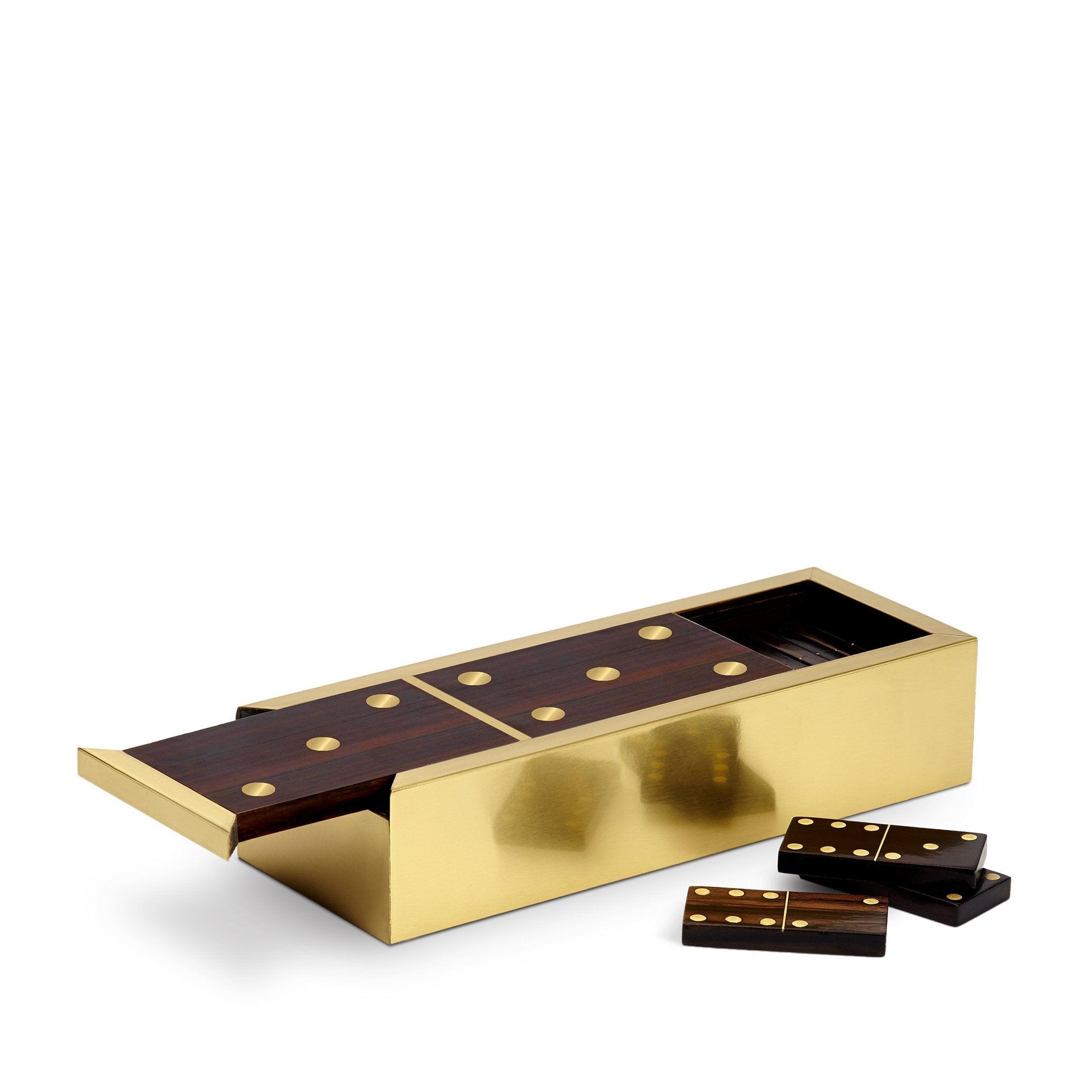 Premium Deco Dominoes Set - Classic Wooden Dominoes for Family Game Night, Parties & Gifts | Fun Indoor & Outdoor Game for Adults & Kids